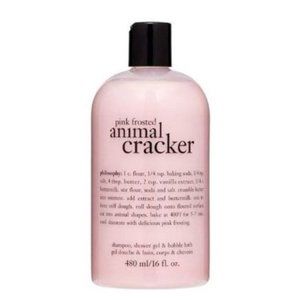 Philosophy Pink Frosted Animal Crackers Shampoo, Shower Gel, & Bubble Bath
